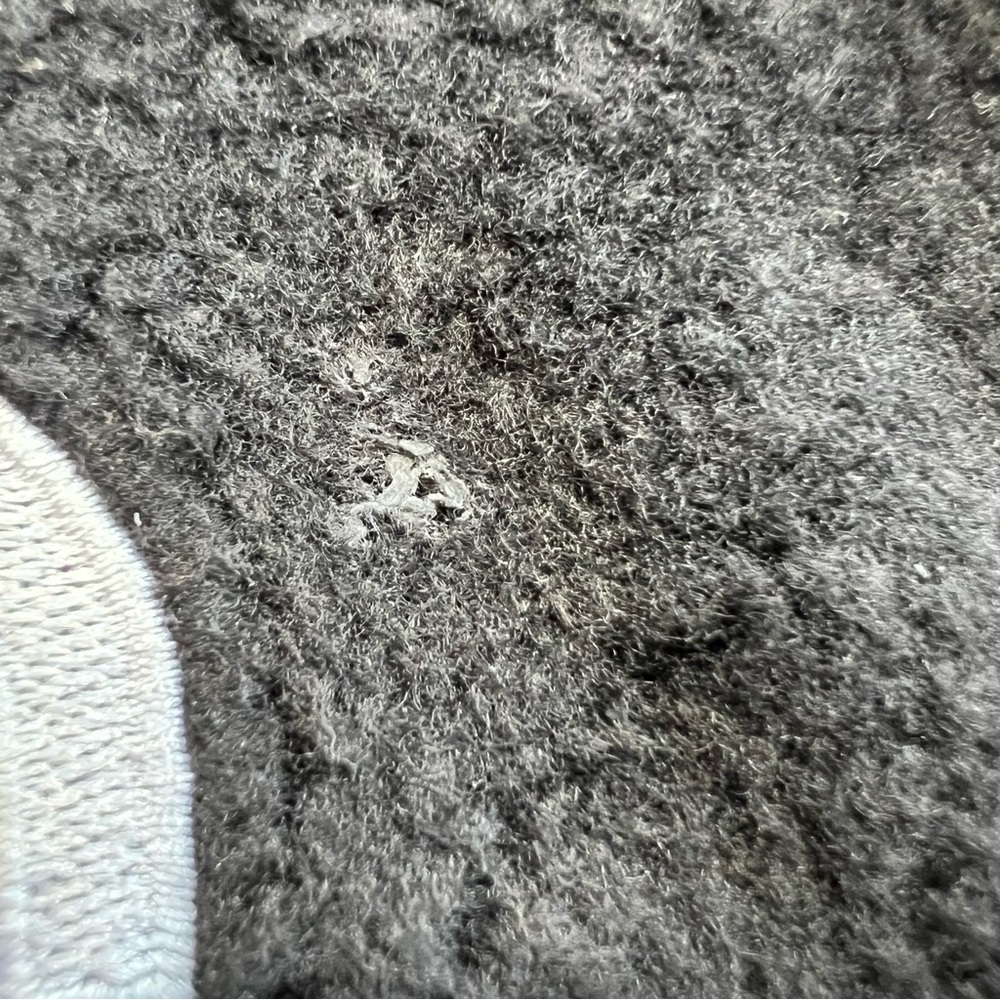 The North Face Girls Gray Sherpa Fleece Jacket Size M (10) - Picture 5 of 5